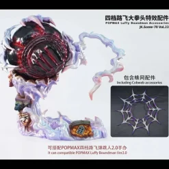 POP MAX Scale Gear 4 Monkey D. Luffy Large Punch Effect Pcs ONLY - ONE PIECE Resin Statue - JacksDo Studios