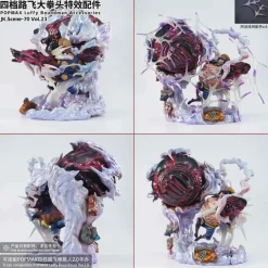 POP MAX Scale Gear 4 Monkey D. Luffy Large Punch Effect Pcs ONLY - ONE PIECE Resin Statue - JacksDo Studios