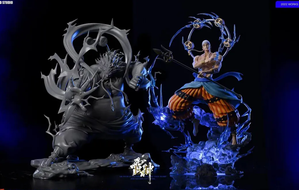 Pop Max Scale God of Skypiea Enel with LED - ONE PIECE Resin Statue - DOD Studio