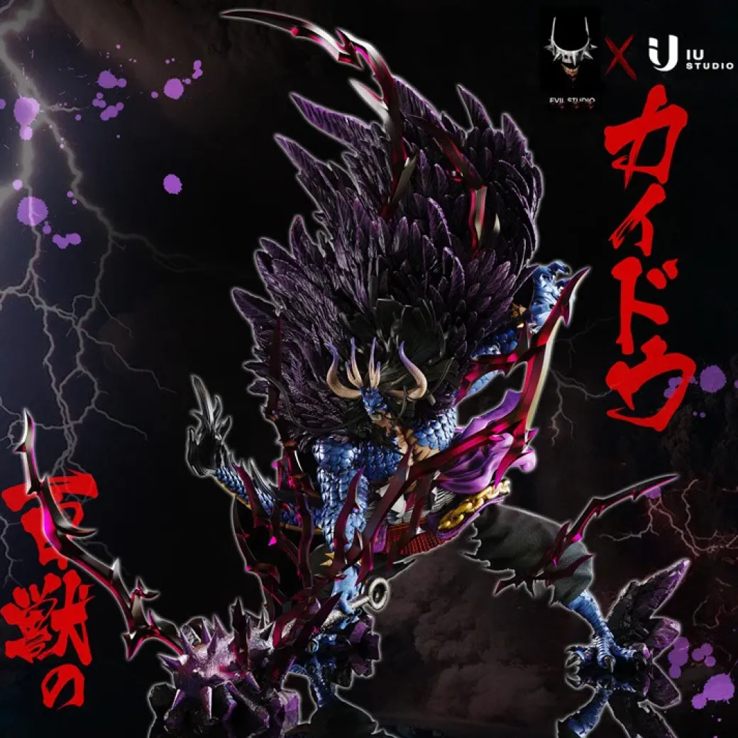 POP MAX Scale Human-Beast Form Kaido - ONE PIECE Resin Statue - EVIL Studios