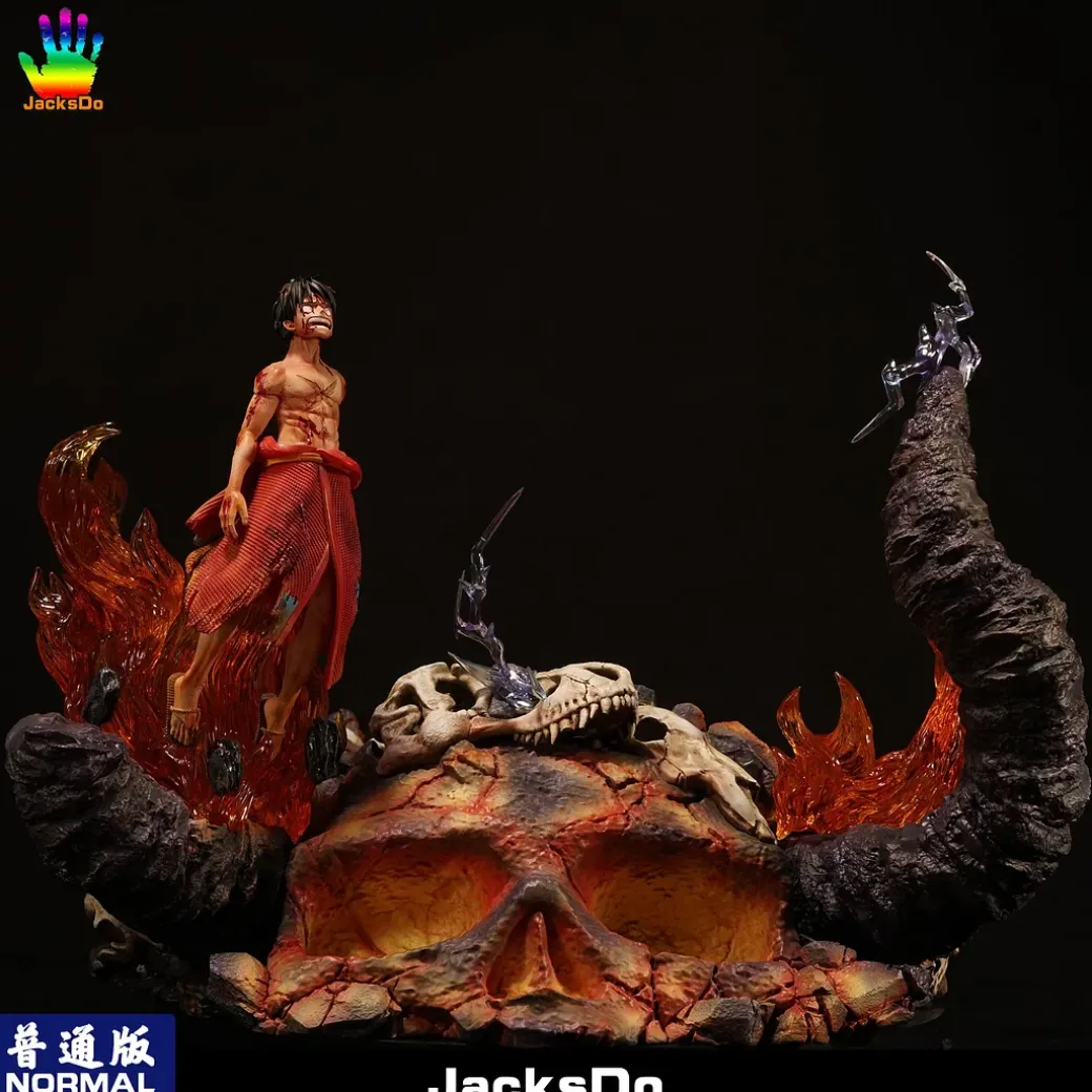 POP MAX Scale Luffy & Onigashima (Kaido not included) - ONE PIECE Resin Statue - JacksDo Studios
