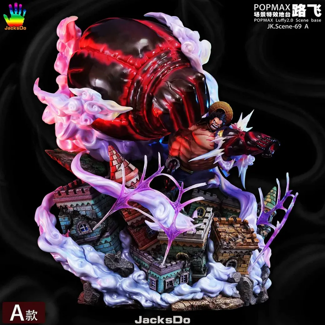 POP MAX Scale Monkey D. Luffy 2.0 Ver. Scene Base ONLY - ONE PIECE Resin Statue - JacksDo Studios