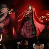 POP MAX Scale Red Straw Hat Series Roronoa Zoro - ONE PIECE Resin Statue - Bright Studio