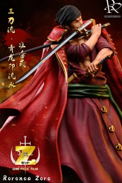 POP MAX Scale Red Straw Hat Series Roronoa Zoro - ONE PIECE Resin Statue - Bright Studio