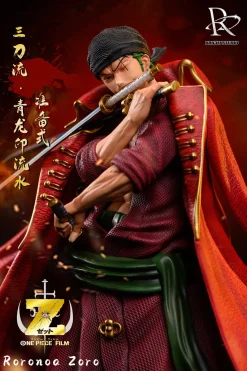 POP MAX Scale Red Straw Hat Series Roronoa Zoro - ONE PIECE Resin Statue - Bright Studio