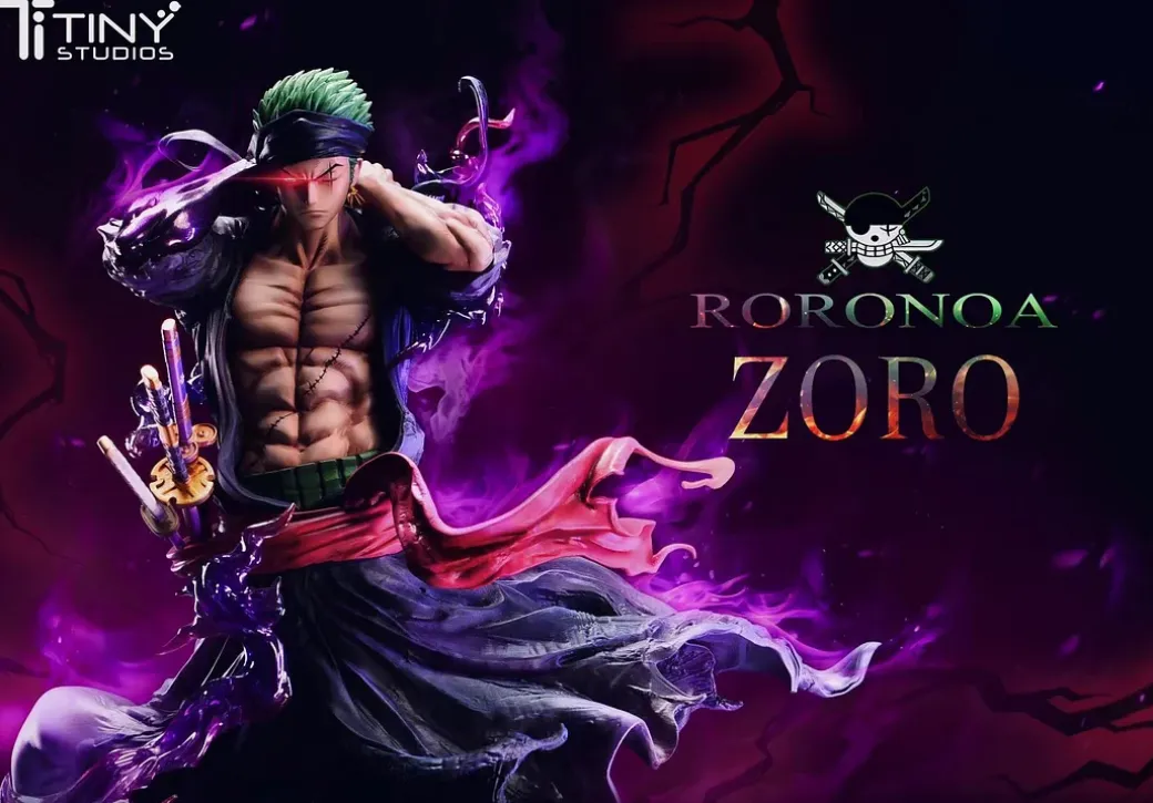 POP MAX Scale Roronoa Zoro - ONE PIECE Resin Statue - TINY-Studios