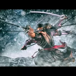 POP MAX Scale Roronoa Zoro with Kiki Kyutoryu: Ashura - ONE PIECE Official Statue - MegaHouse