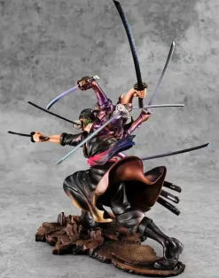 POP MAX Scale Roronoa Zoro with Kiki Kyutoryu: Ashura - ONE PIECE Official Statue - MegaHouse