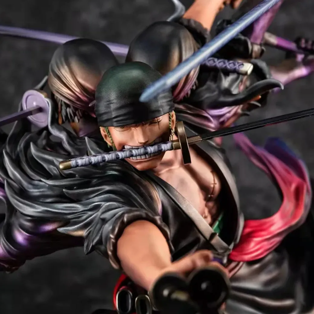 POP MAX Scale Roronoa Zoro with Kiki Kyutoryu: Ashura - ONE PIECE Official Statue - MegaHouse