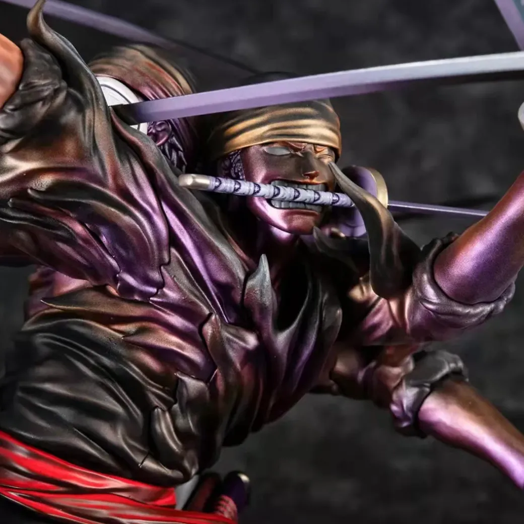 POP MAX Scale Roronoa Zoro with Kiki Kyutoryu: Ashura - ONE PIECE Official Statue - MegaHouse