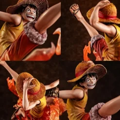 POP MAX Scale 20th Anniversary Brotherhood Monkey D. Luffy - ONE PIECE Offcial Statue - MegaHouse