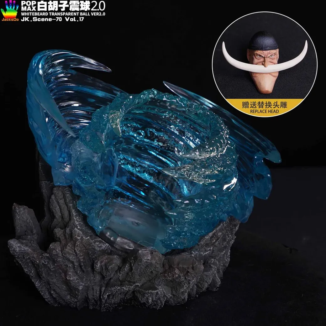 POP Max Scale Whitebeard Edward Newgate's Special Effect Pcs 2.0 ONLY - ONE PIECE Resin Statue - JacksDo Studios