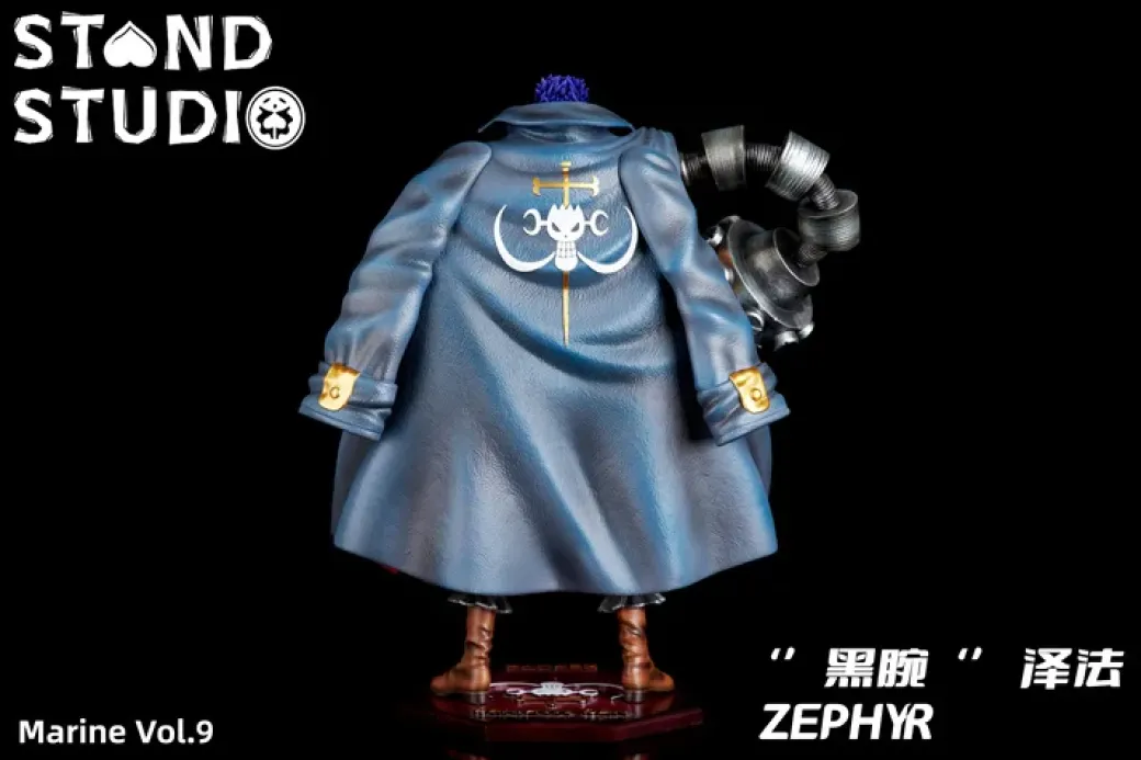 POP Scale Black Arm Zephyr - ONE PIECE Resin Statue - STAND Studios