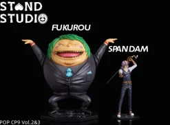 POP Scale CP9 Series 002 Spandam & 003 Fukurou the Silent - ONE PIECE Resin Statue - STAND Studios