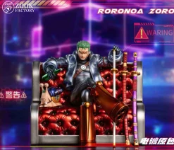 POP Scale Egghead Arc Series 001 Sitting Sofa Roronoa Zoro - ONE PIECE Statue - Zook Factory Studios