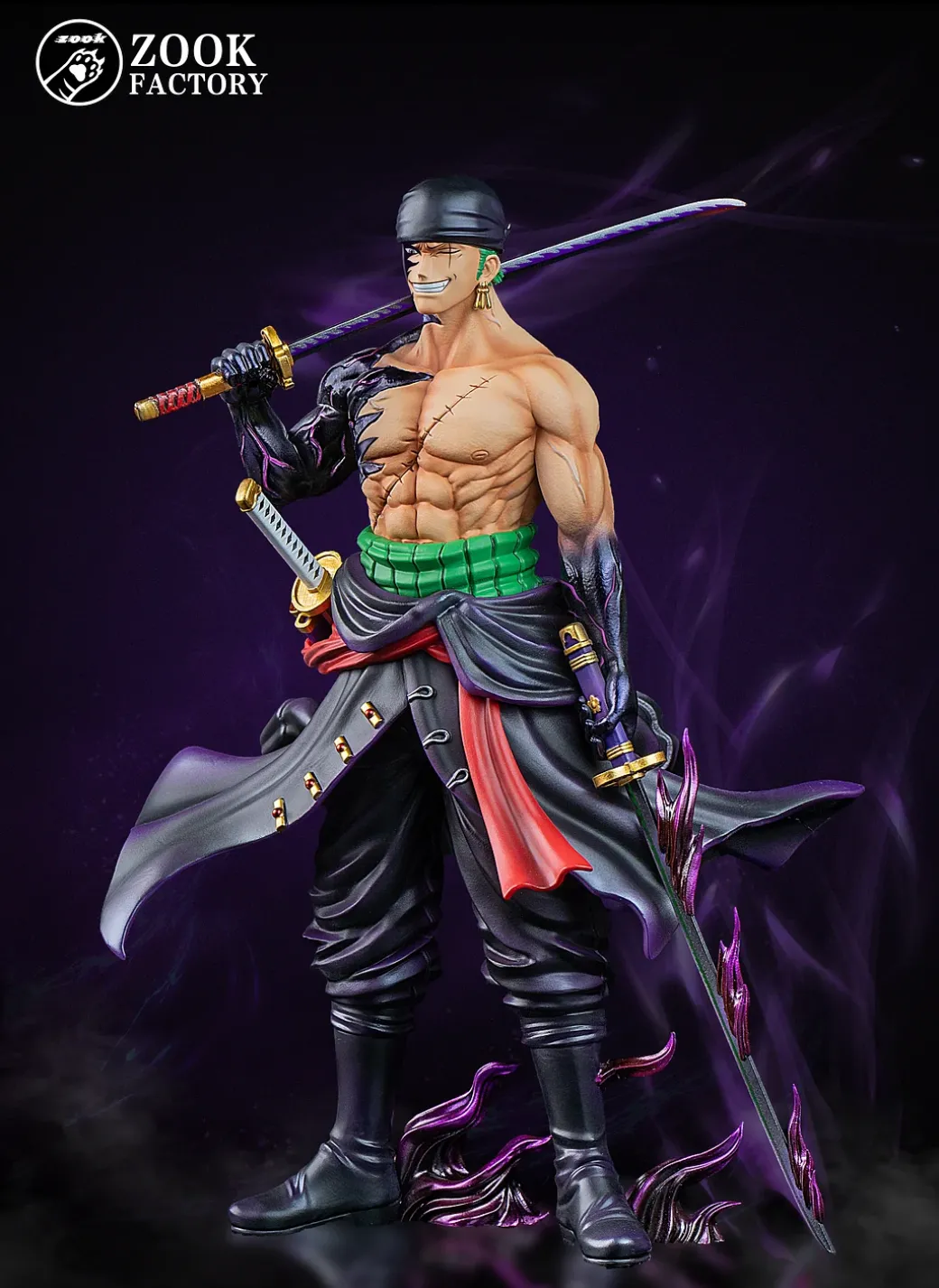 POP Scale Enma Roronoa Zoro - ONE PIECE Resin Statue - Zook Factory Studios