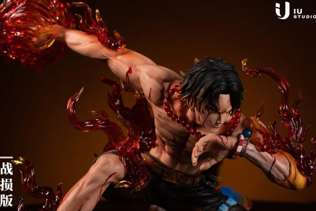 POP Scale Fire Fist Portgas D. Ace - ONE PIECE Statue - IU Studios