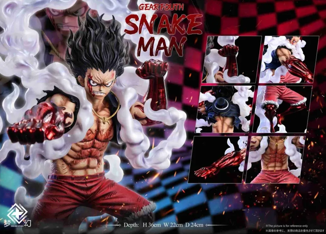 POP Scale Gear 4 Snakeman Monkey D. Luffy - ONE PIECE Resin Statue - Dream Studios
