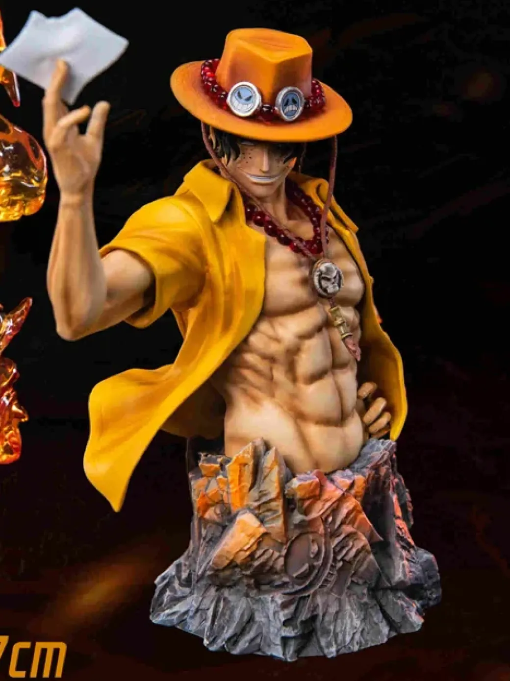 POP Scale Goodbye Flame Portgas D. Ace - ONE PIECE Resin Statue - AS Studios