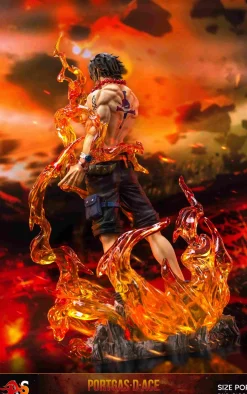 POP Scale Goodbye Flame Portgas D. Ace - ONE PIECE Resin Statue - AS Studios