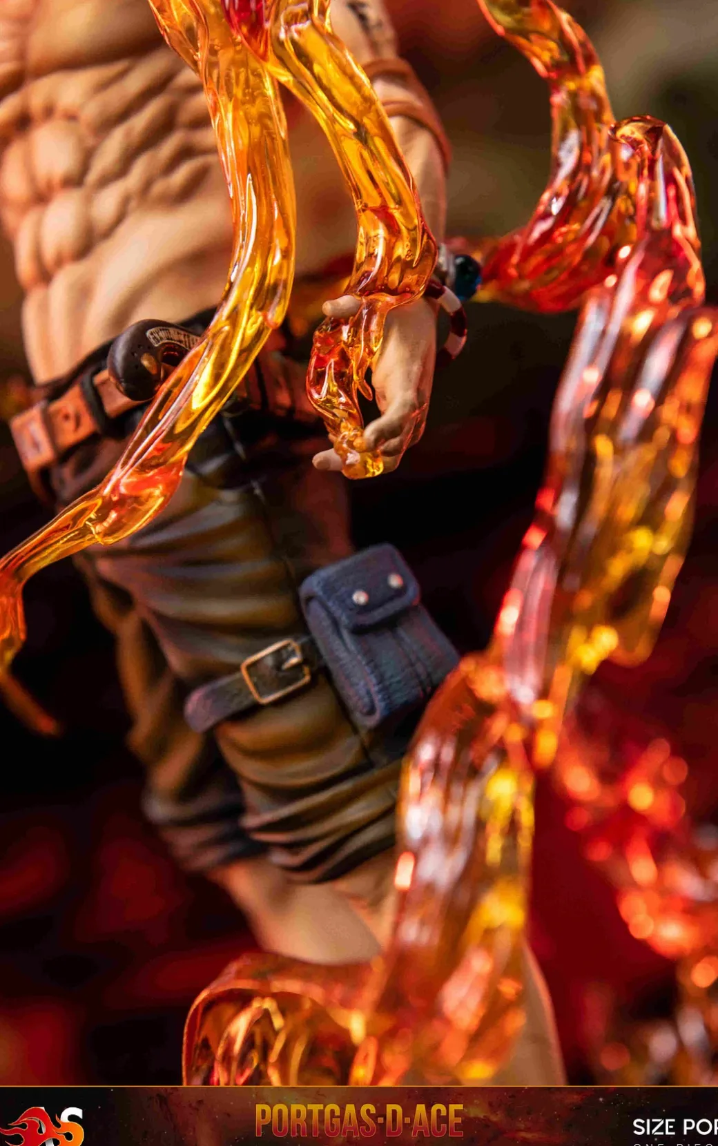 POP Scale Goodbye Flame Portgas D. Ace - ONE PIECE Resin Statue - AS Studios