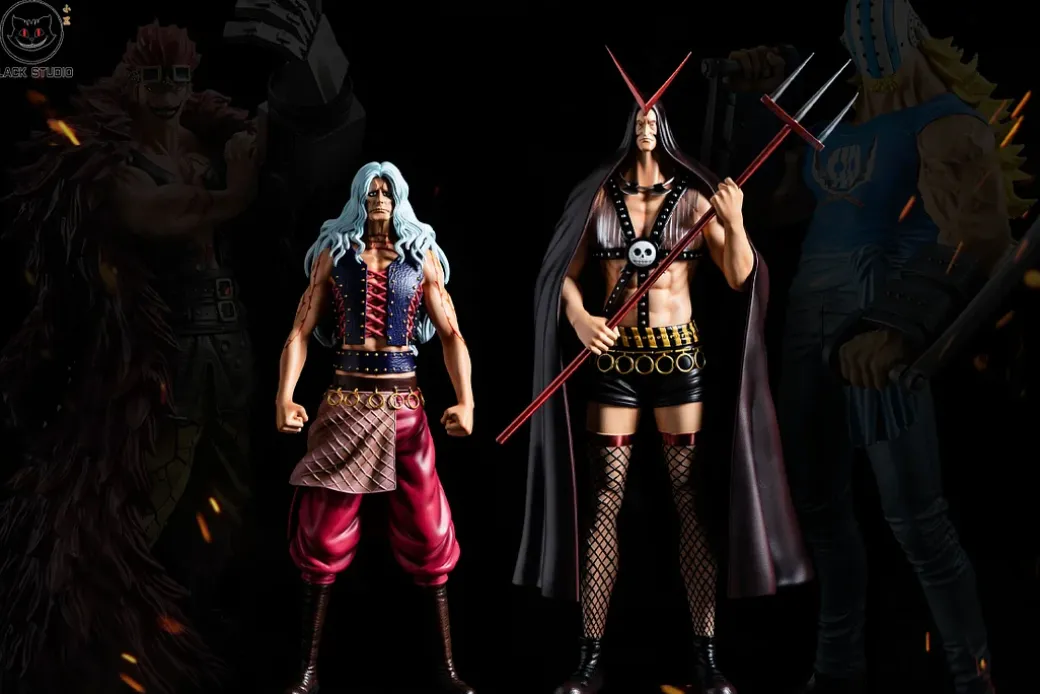 POP Scale Kid Pirates Series Wire & Heat - ONE PIECE Resin Statue - Black Studios