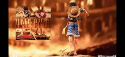 POP Scale Lucy & Monkey D. Luffy - ONE PIECE Statue - AS Studios