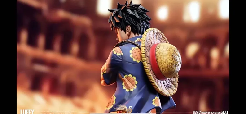 POP Scale Lucy & Monkey D. Luffy - ONE PIECE Statue - AS Studios
