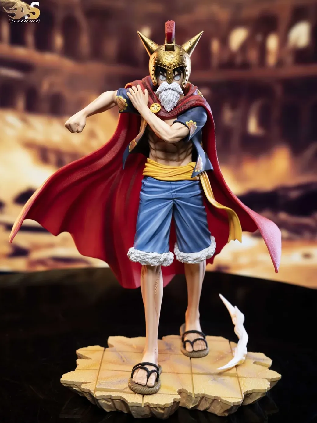 POP Scale Lucy & Monkey D. Luffy - ONE PIECE Statue - AS Studios