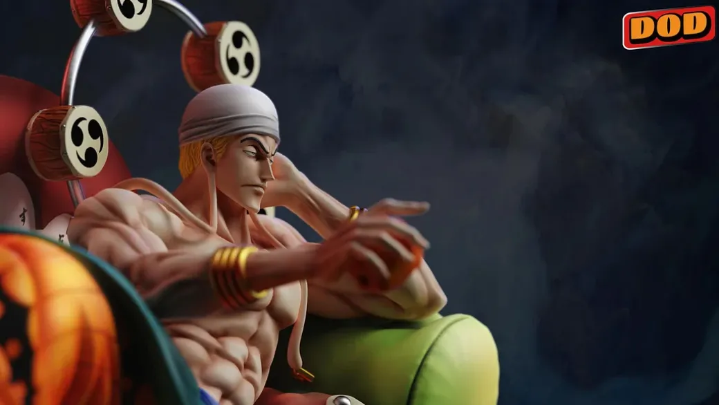 POP Scale Lying Down Enel - ONE PIECE Resin Statue - DOD Studio