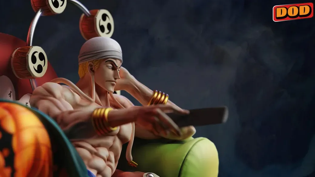 POP Scale Lying Down Enel - ONE PIECE Resin Statue - DOD Studio