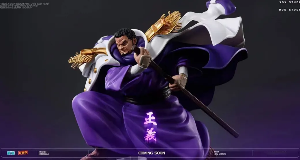 Pop Scale Marines Series admiral Issho/ Fujitora - ONE PIECE Resin Statue - DOD Studio