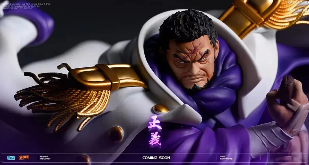 Pop Scale Marines Series admiral Issho/ Fujitora - ONE PIECE Resin Statue - DOD Studio