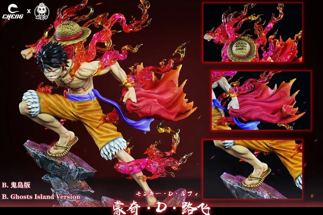 POP Scale Monkey D. Luffy - ONE PIECE Resin Statue - Cheng Studios