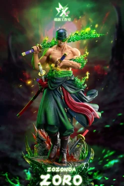 POP Scale Onigashima Roronoa Zoro with LED - ONE PIECE Resin Statue - MengXin Studio
