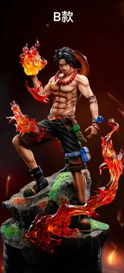 POP Scale Portgas D. Ace - ONE PIECE Resin Statue - Iron Knight Studios