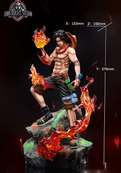 POP Scale Portgas D. Ace - ONE PIECE Resin Statue - Iron Knight Studios
