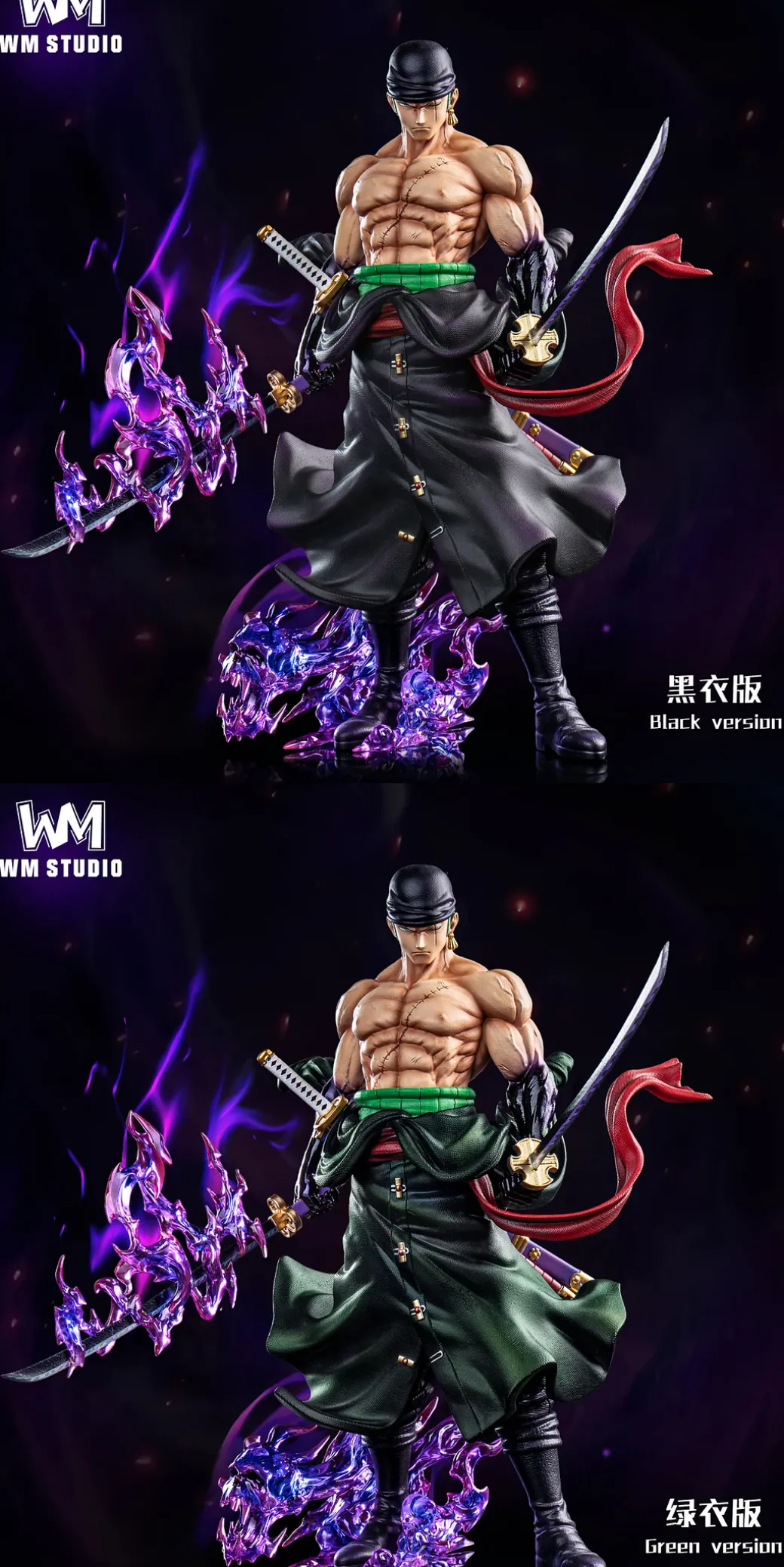 POP Scale Roronoa Zoro - ONE PIECE Resin Statue - WM Studios