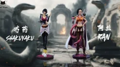 POP Scale Shakuyaku & Ran - ONE PIECE Resin Statue - Black Studios