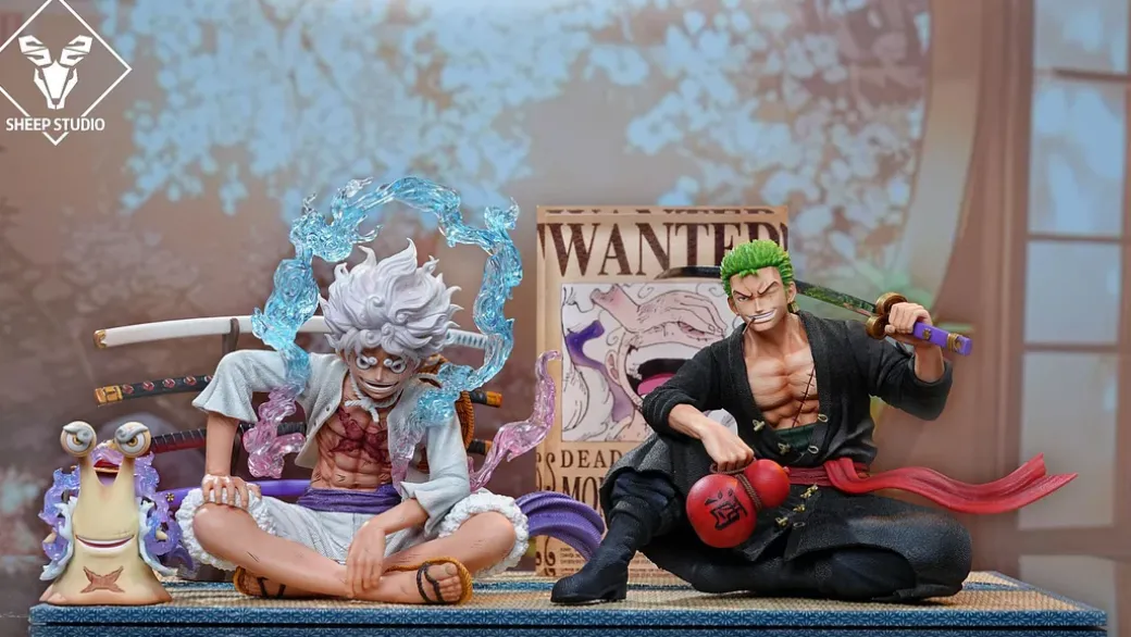 POP Scale Sitting Roronoa Zoro - ONE PIECE Statue - Sheep Studio