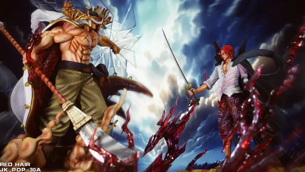 POP Scale Standing Red Haired Shanks - ONE PIECE Resin Statue - JacksDo Studios