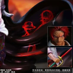 POP Scale Standing Red Haired Shanks - ONE PIECE Resin Statue - JacksDo Studios
