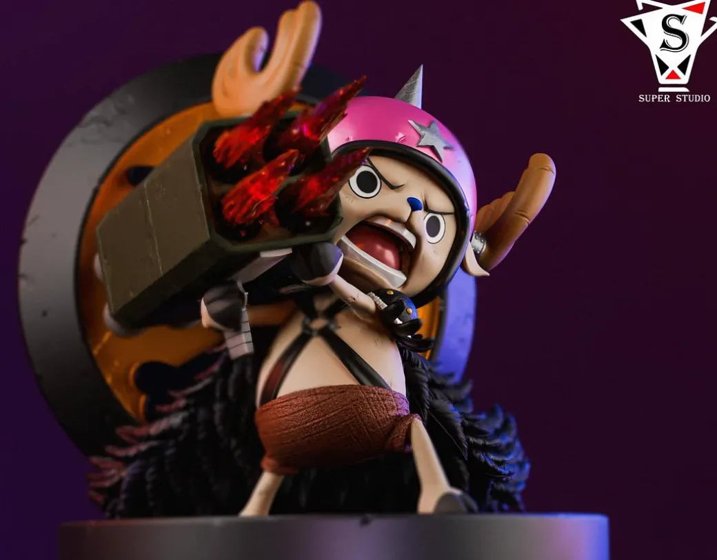 POP Scale Tony Tony Chopper with Rocket Launcher - ONE PIECE Resin Statue - Super Studios