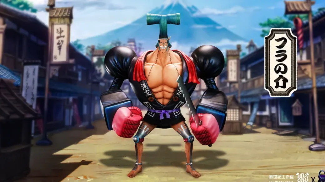 POP Scale Wano Country Ver. Franky - ONE PIECE Resin Statue - XinShiJi Studio