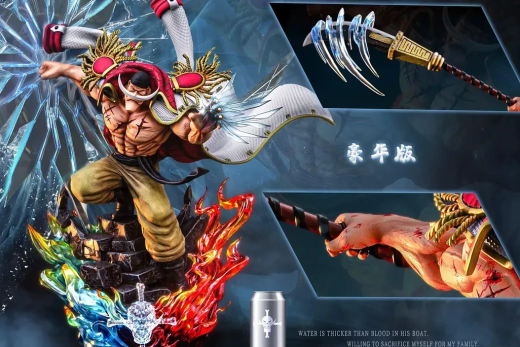 POP Scale Whitebeard Edward Newgate - ONE PIECE Resin Statue - Restart Studio