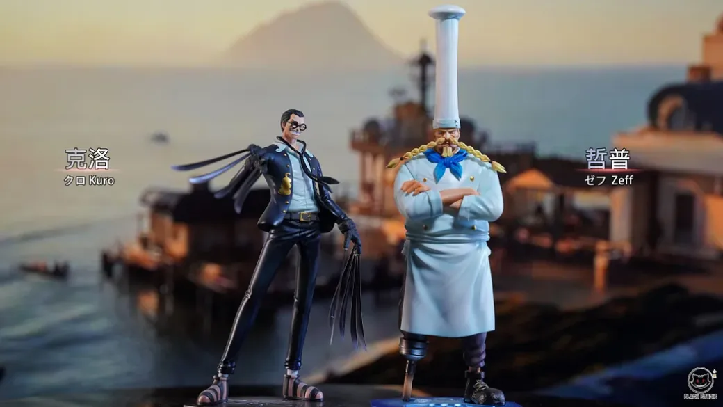 POP Scale Zeff & Kuro - ONE PIECE Resin Statue - Black Studios