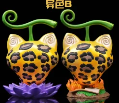 POP WCF Scale Cat-Cat Fruit Leopard Model - ONE PIECE Resin Statue - UNO Studio