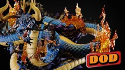 POPMAX Scale Dragon Form Kaido with LED - ONE PIECE Resin Statue - DOD Studio