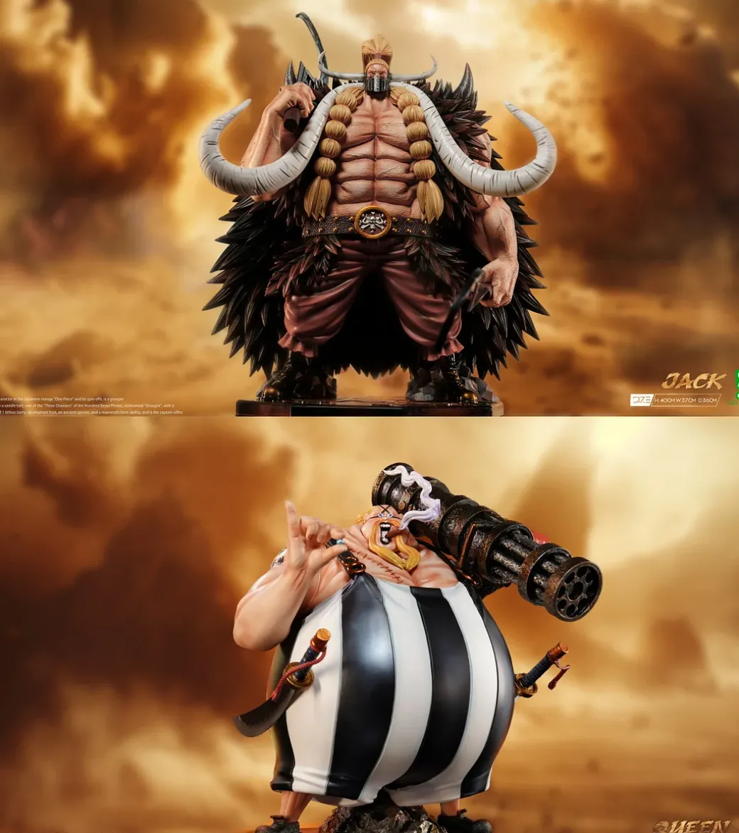 POPMAX Scale Jack & Queen - ONE PIECE Resin Statue - CAO Studio