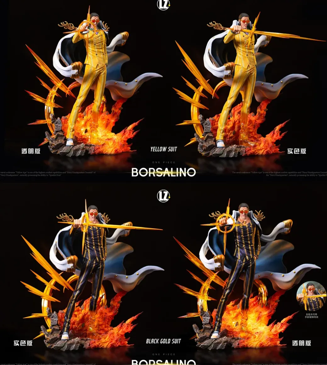 POPMAX Scale Kizaru/ Borsalino with LED - ONE PIECE Resin Statue - LZ Studio